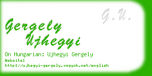 gergely ujhegyi business card